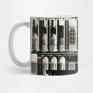 Doors windows neoclassical building Mug